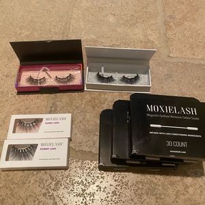 Moxie Lashes, 4 different styles(5 magnets per lash) plus eyeliner remover